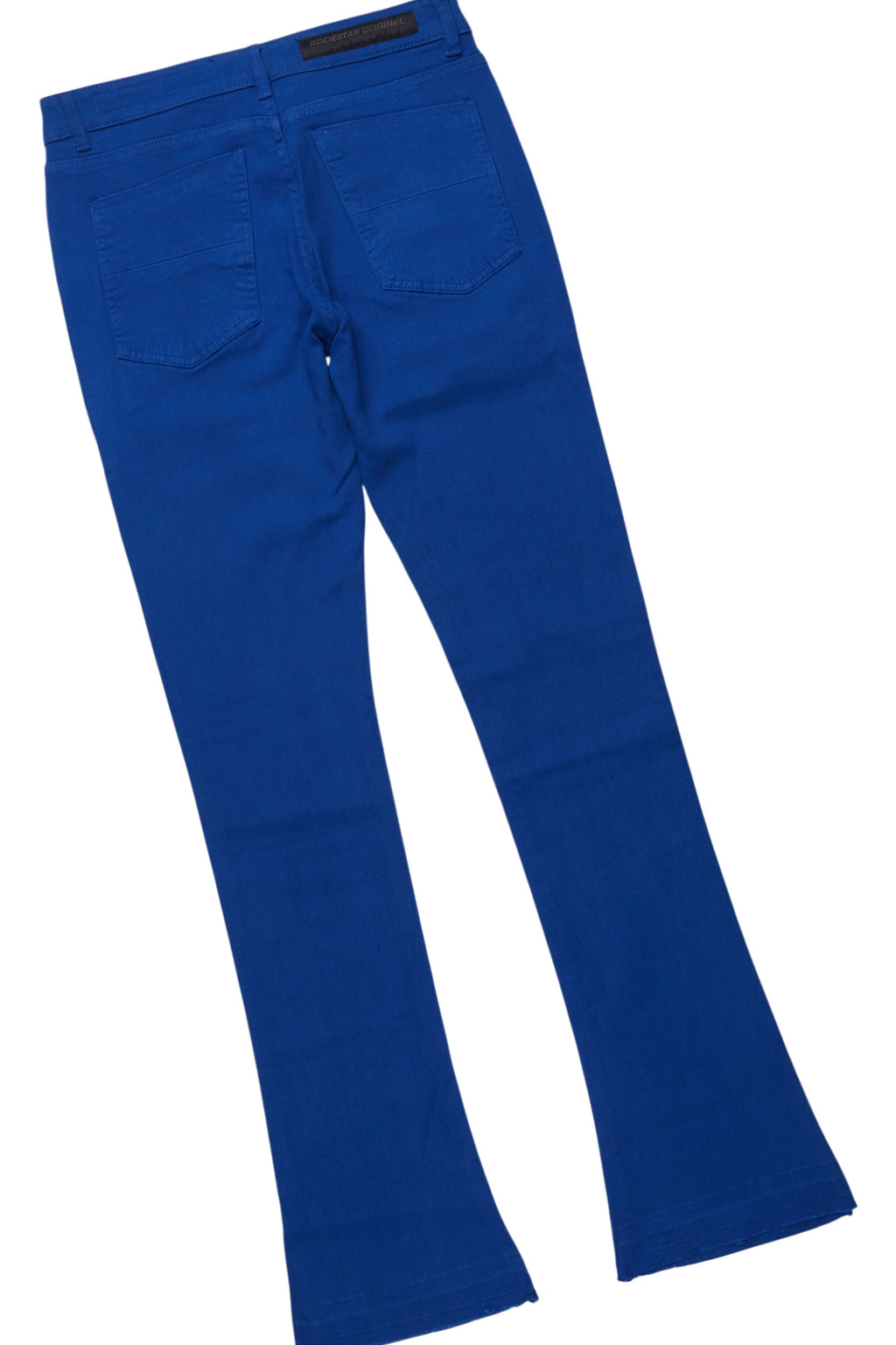 Sana White/Royal T-Shirt/Dag Stacked Flare Jean Set