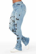 Promise Light Wash Super Stacked Jean