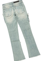 Dallan Black/Blue T-Shirt/Stacked Flare Jean Bundle