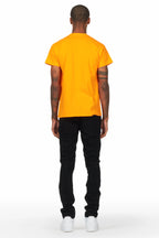 Gaines Black Ripped Slim Straight Jean