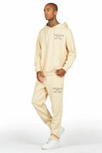 Briggs Beige Hoodie/Slim Fit Track Set
