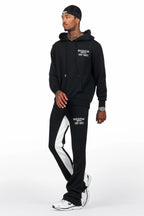 Briggs Black Hoodie/Baggy Fit Pant Set