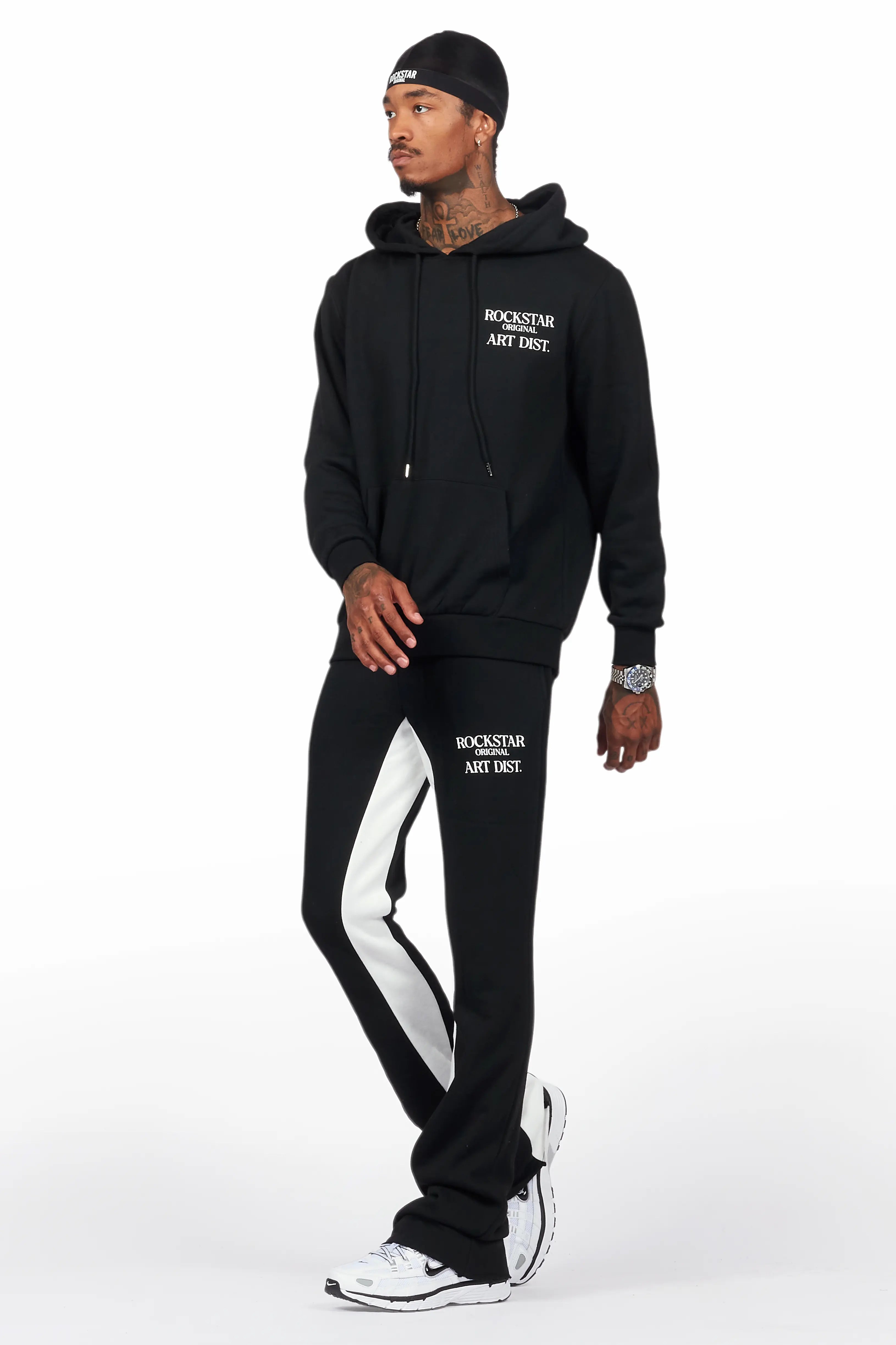 Briggs Black Hoodie/Baggy Fit Pant Set