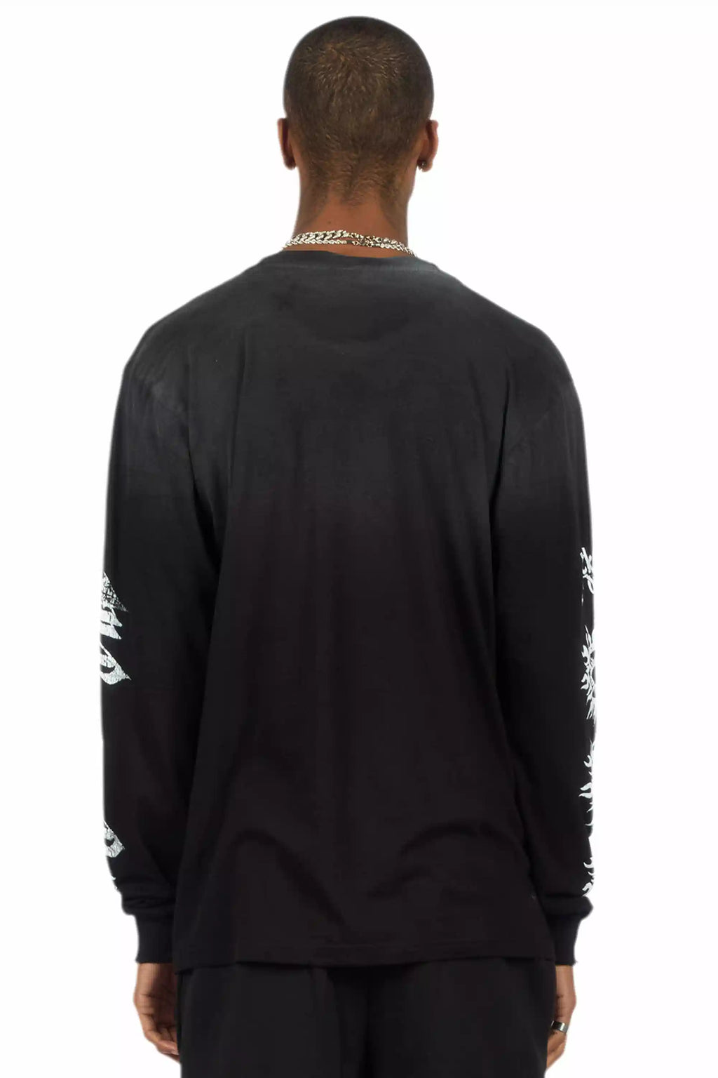 All Seeing Eyes Black Long Sleeve Graphic T-Shirt