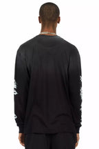 All Seeing Eyes Black Long Sleeve Graphic T-Shirt