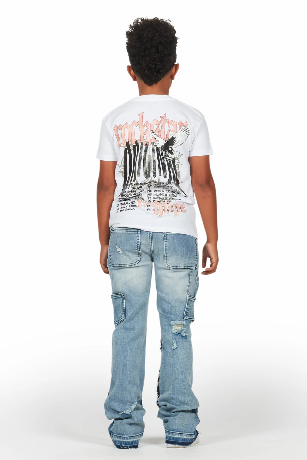 Boys Yanis Blue Baggy Fit Jean