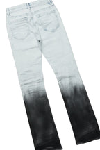 Boys Rachit Grey T-Shirt/Stacked Flare Jean Set