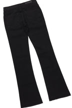 Boys Sana Black T-Shirt/Dag Stacked Flare Jean Set