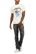 Metallica Justice Beige/Blue Graphic T-Shirt