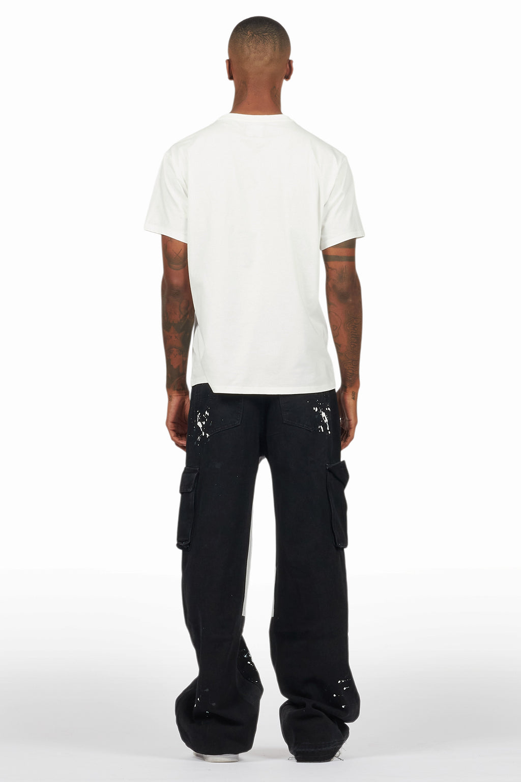 Dallin Black Painter Baggy Cargo Jean