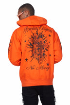 Mermaid Orange Graphic Hoodie