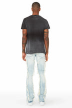 Tristan Blue Stacked Flare Jean