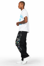 Zasha Black Painter Baggy Jean