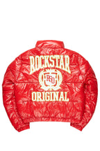 Jaclyn Red Puffer Jacket