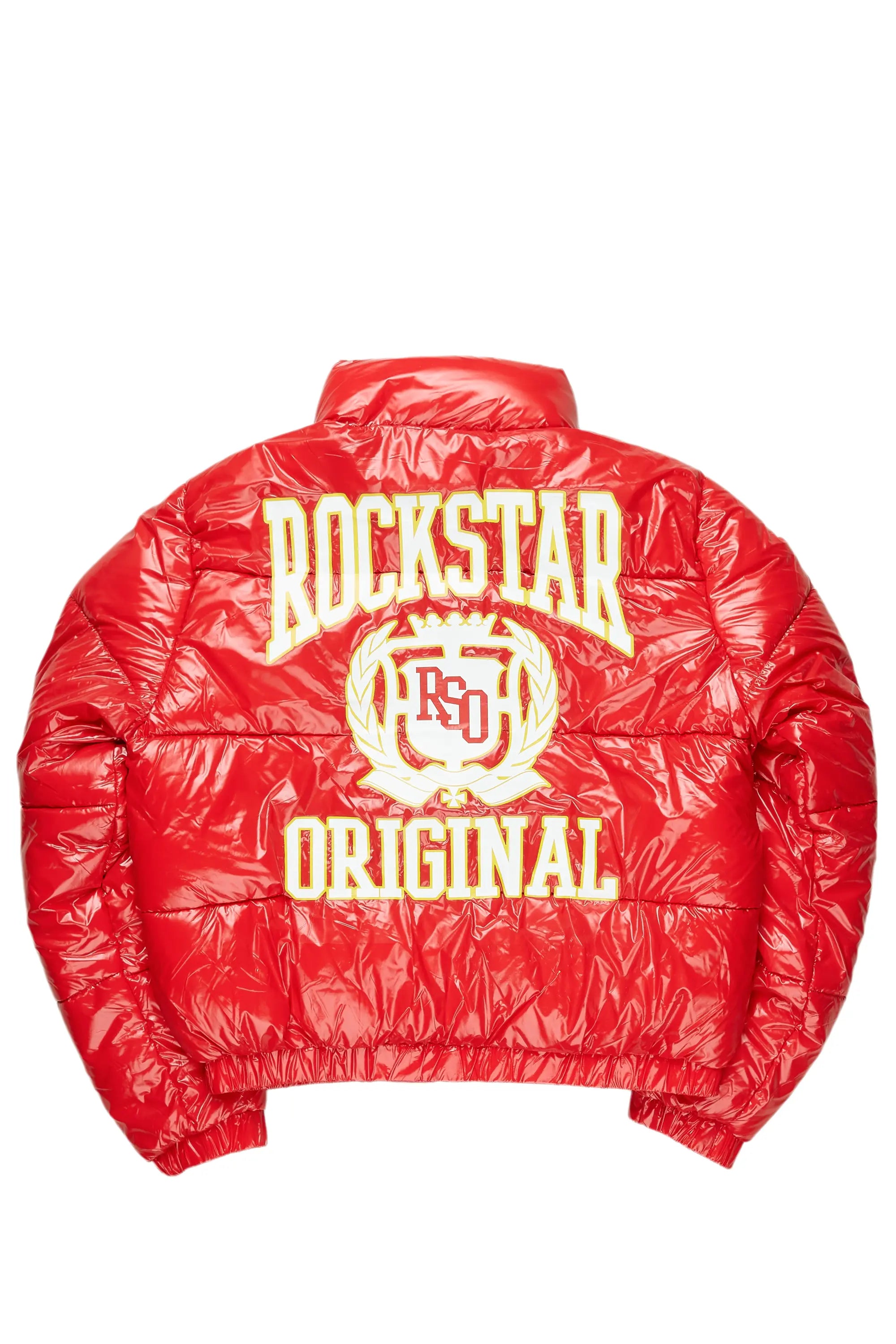 Jaclyn Red Puffer Jacket