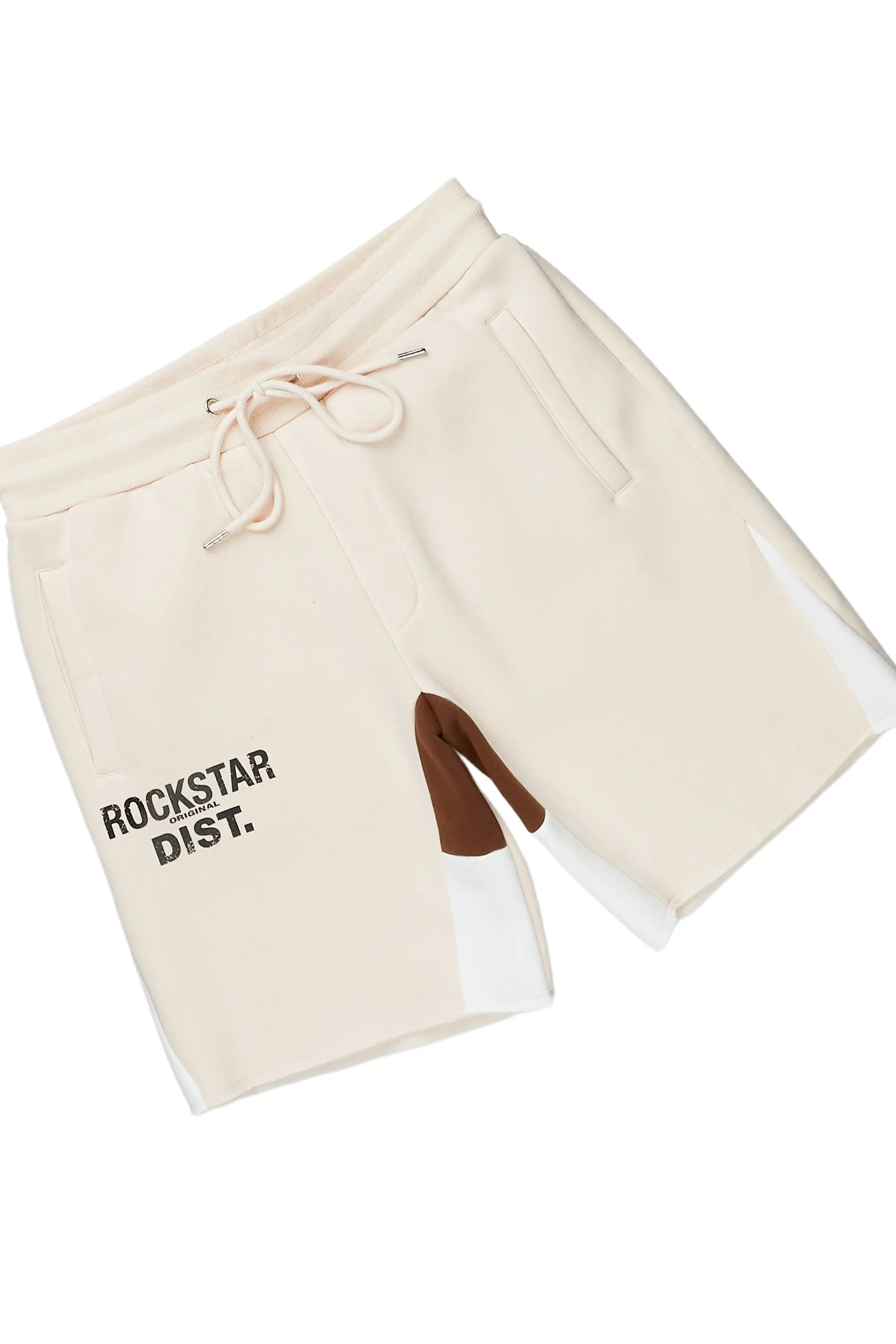Boys Buck 3.0 White/Beige T-Shirt Short Set