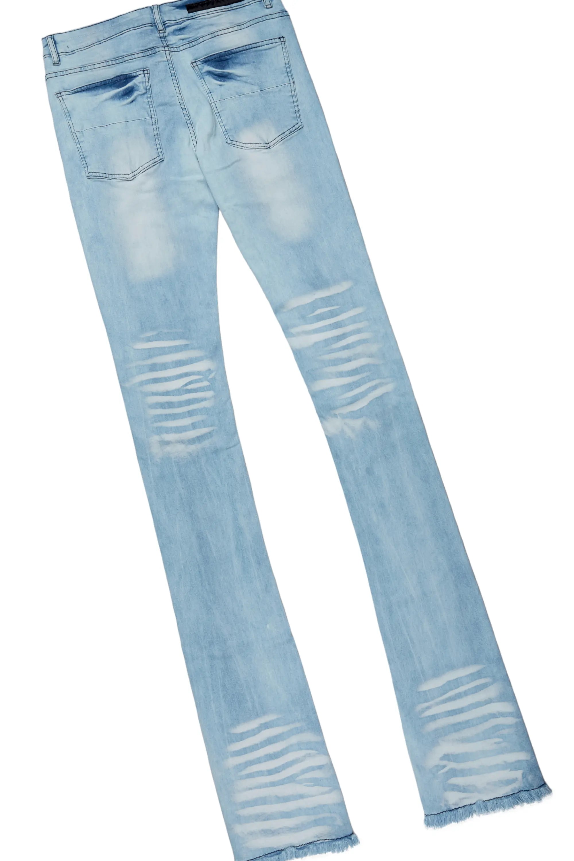 Florida Man Black T-Shirt/Super Stacked Flare Jean Set