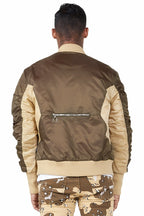 Kavita Olive/Khaki Bomber Jacket