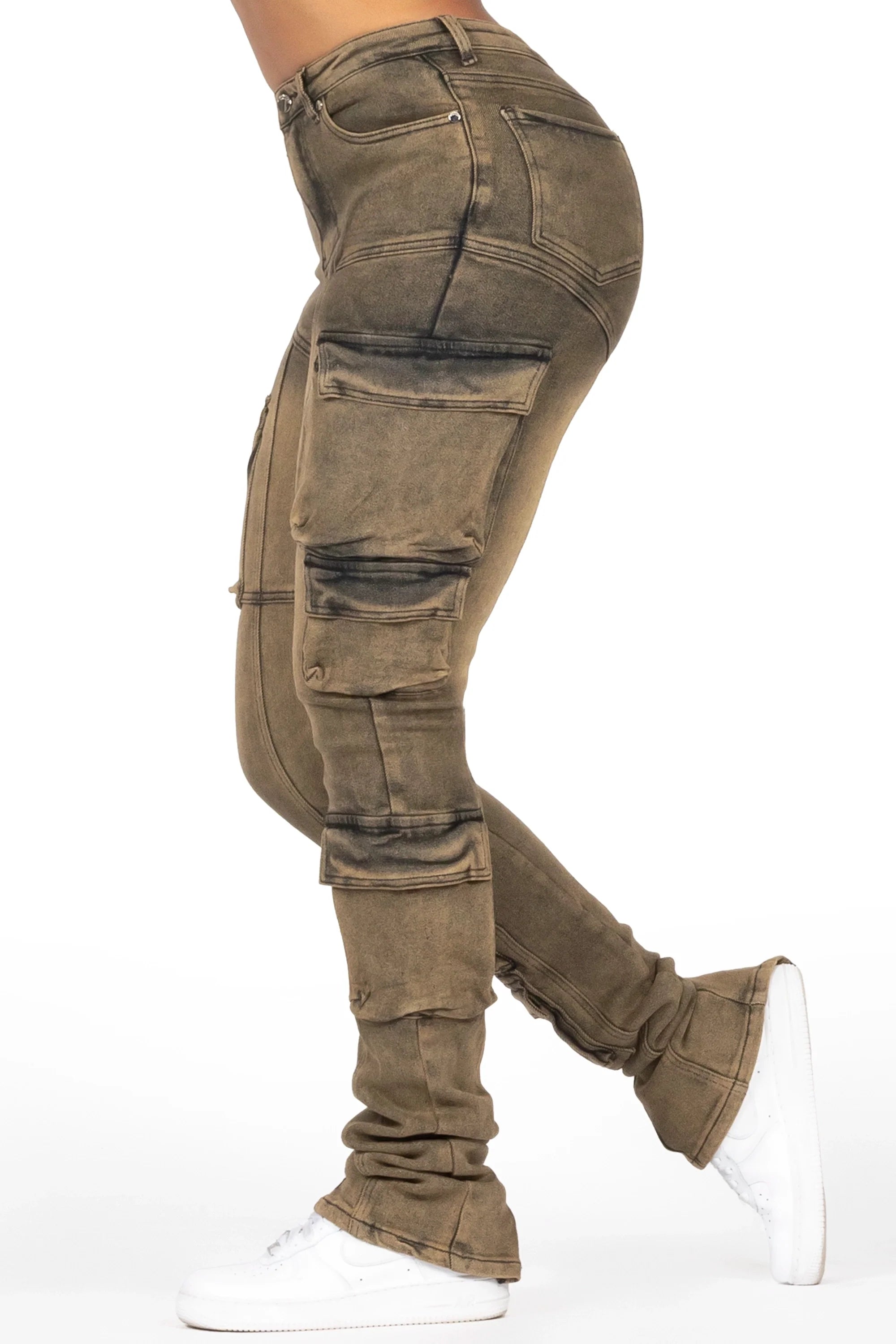 Jaylin Brown Wash Skinny Stacked Jean