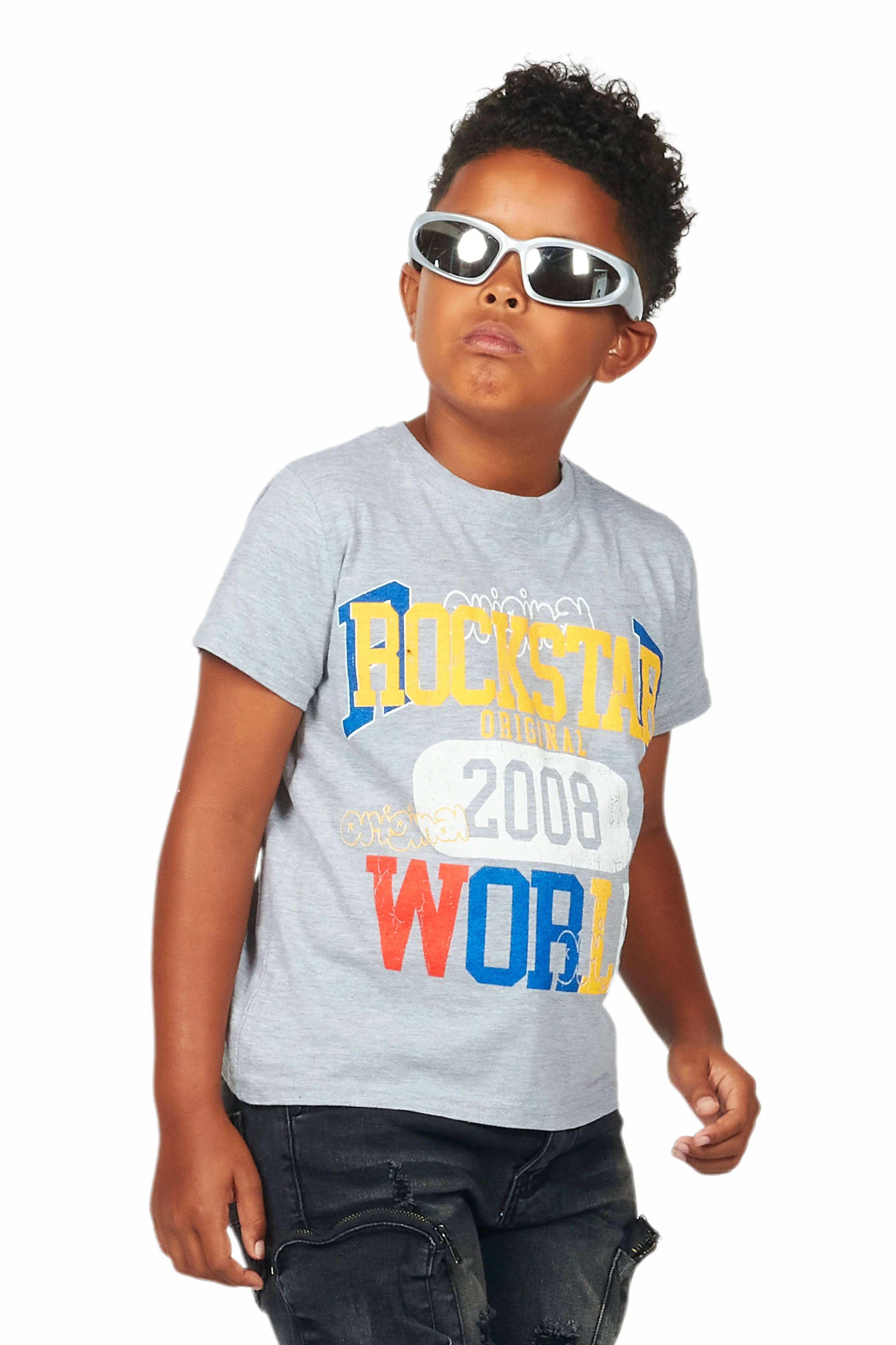 Boys Daria Grey Graphic T-Shirt