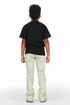 Boys Holibert Light Blue Stacked Flare Jean