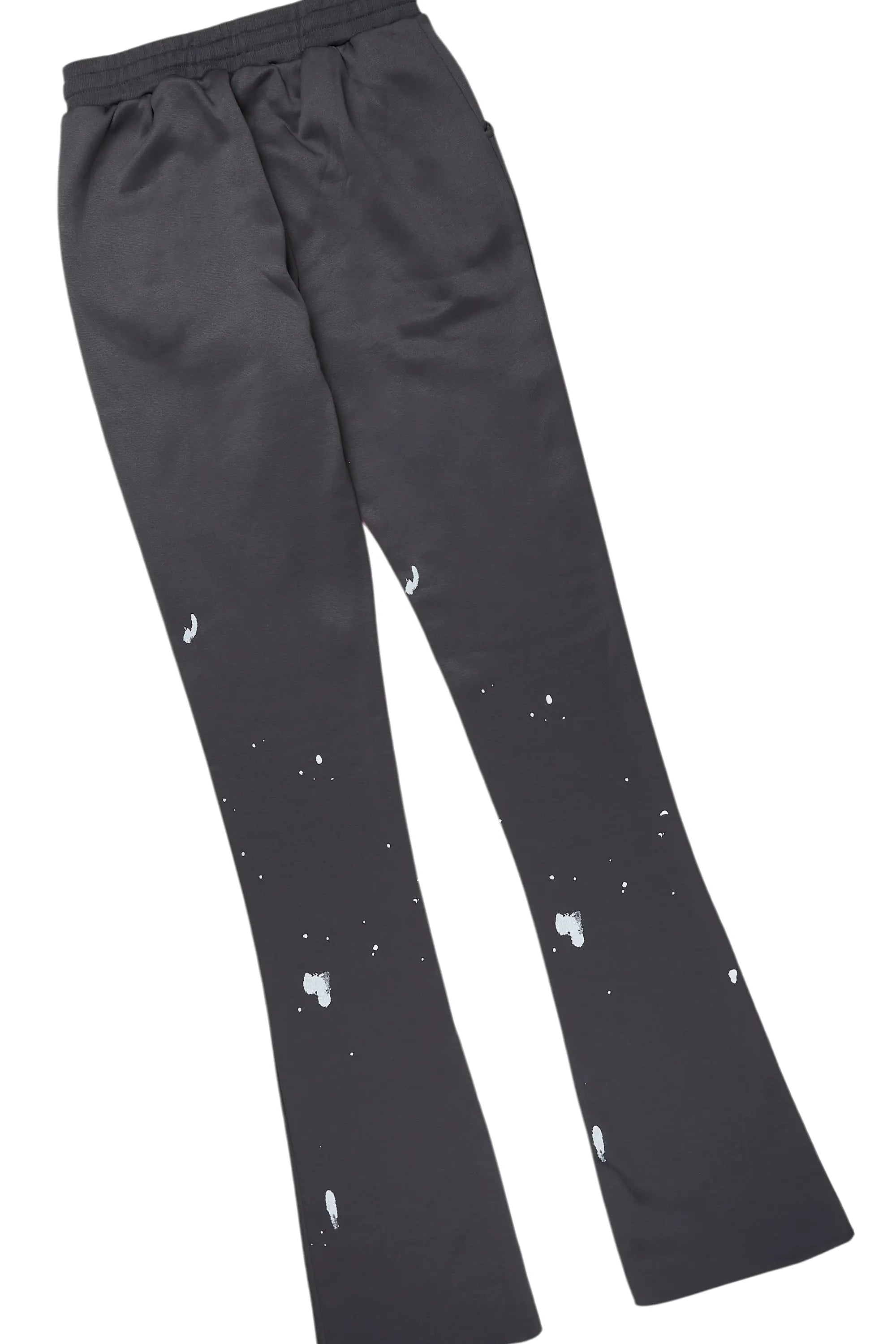 Martina Dark Grey Zip Up Super Stacked Trackset