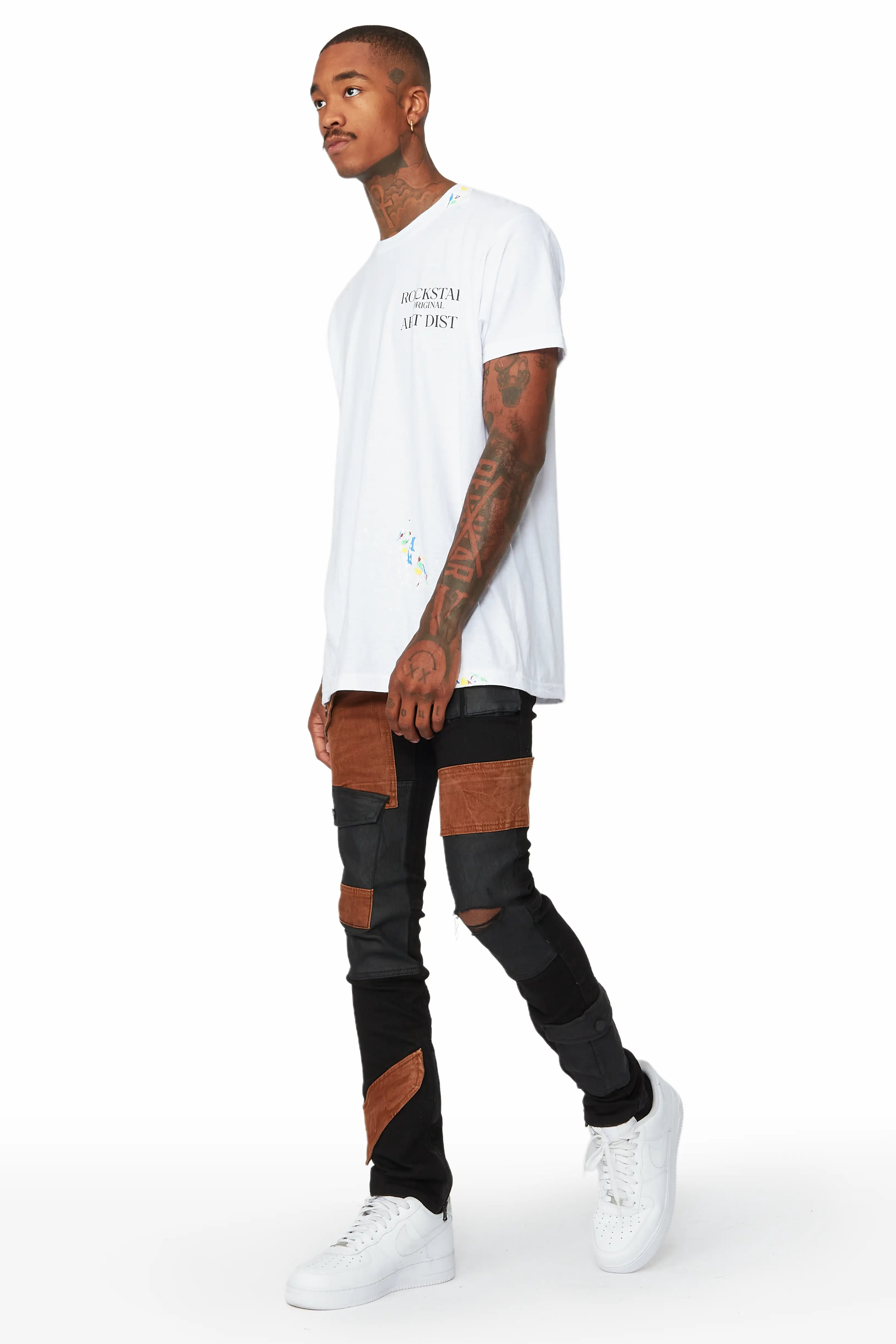 Demarcus Black Patch Jean