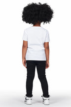 Girls Hale Black Biker Skinny Jean