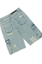 Grill Grey/Light Blue T-Shirt/Denim Short Set