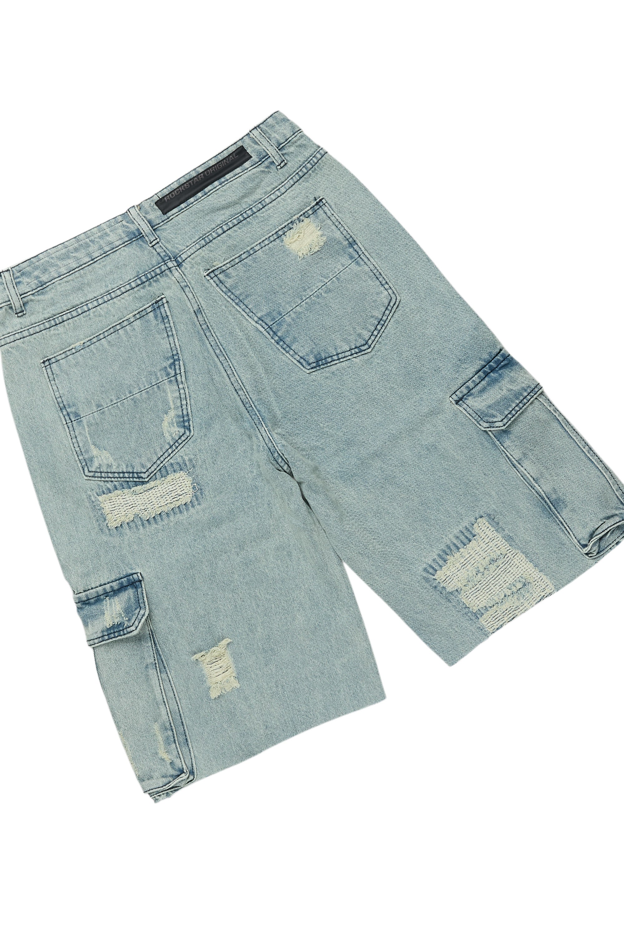 Grill Grey/Light Blue T-Shirt/Denim Short Set