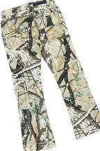 Boys Beau Tree Camo Hoodie/Stack Flare Jean Set