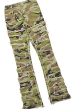 Aniqua White/Camo T-Shirt & Jean Set