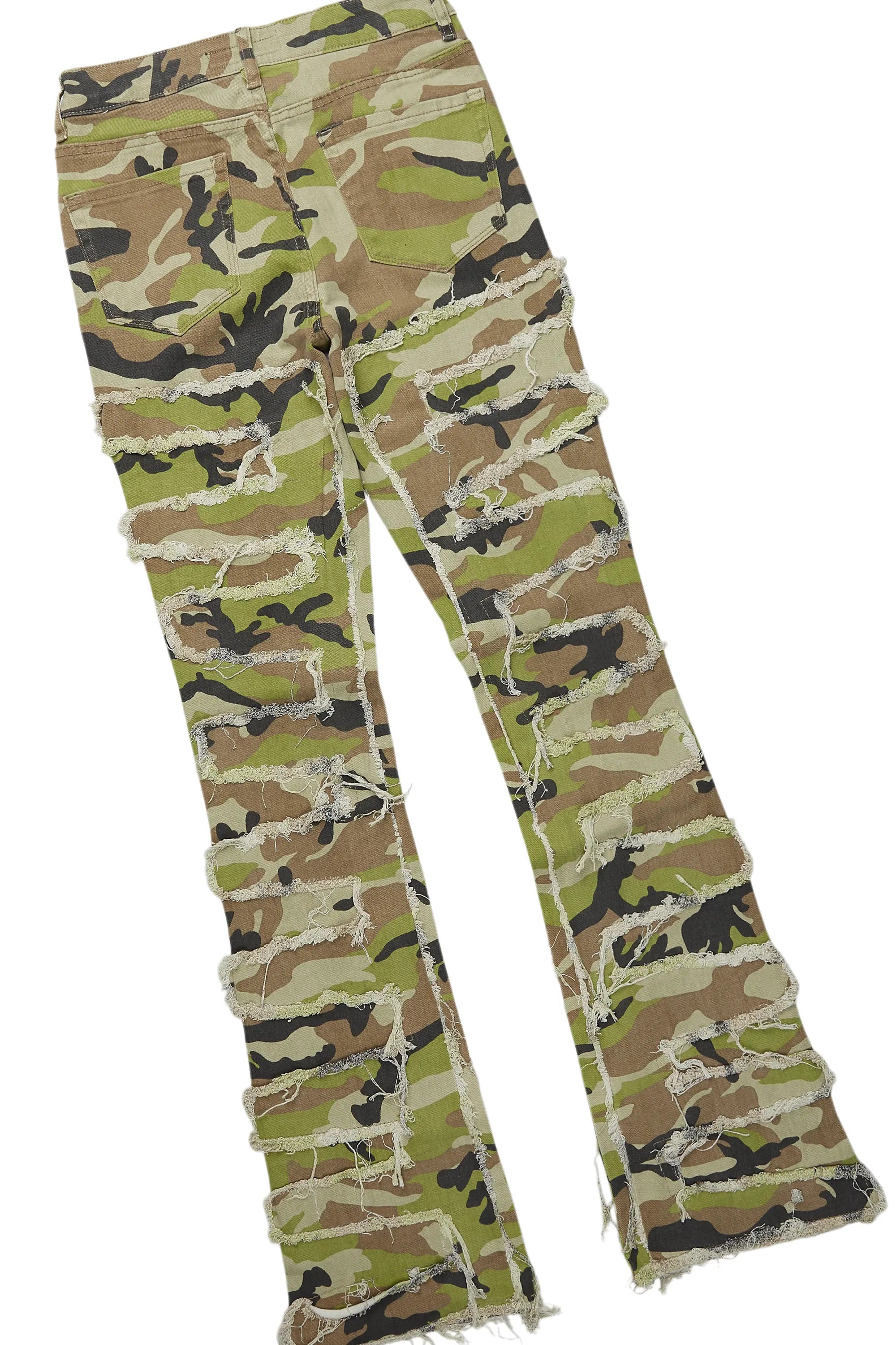 Aniqua White/Camo T-Shirt & Jean Set