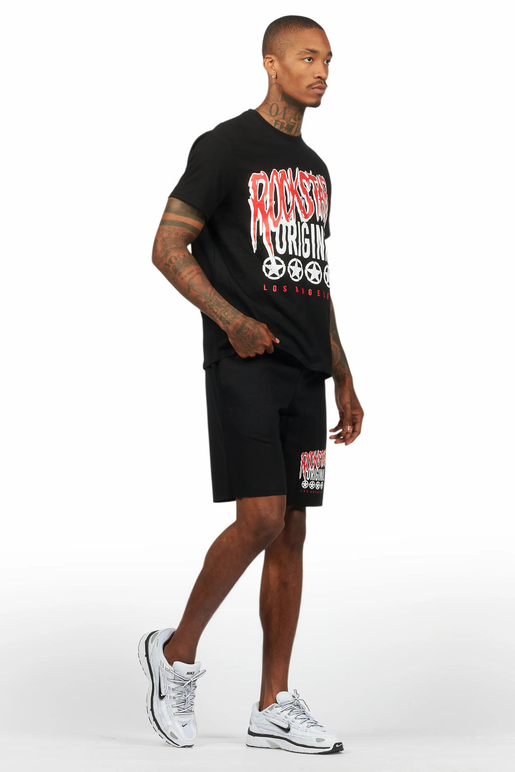 Wizzurd Black T-Shirt/Short Set