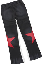 Boys States 2.0  Black/Red Stacked Hoodie Track Set