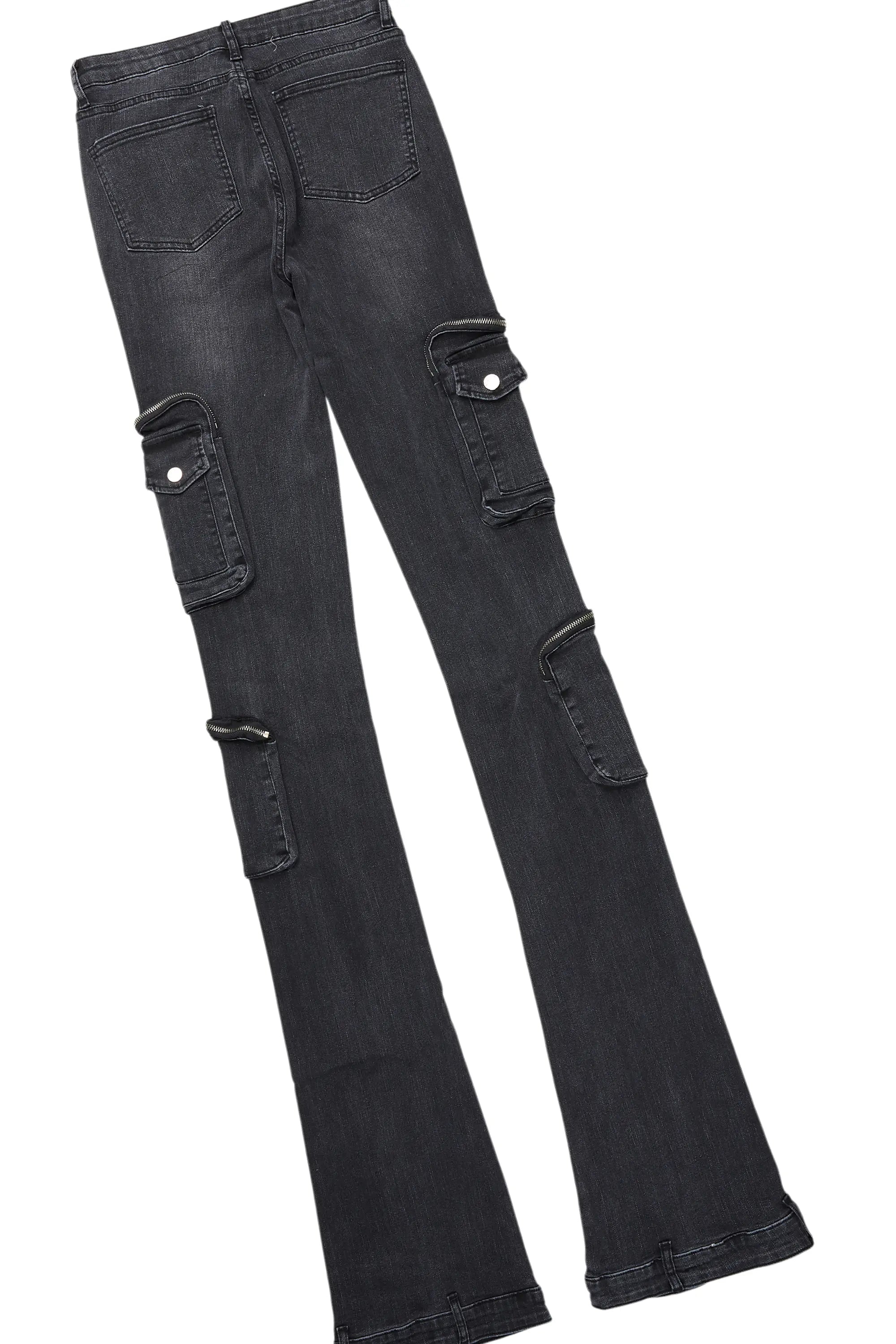 Jamari Black/Grey Wash T-Shirt & Jean Set