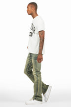 Drick Vintage Blue Regular Fit Flare Jean