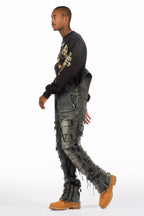 Alfie Grey Denim Overall