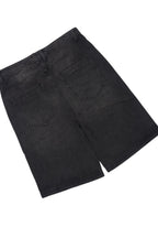 Drako Black Muscle Tee/Denim Jort Set