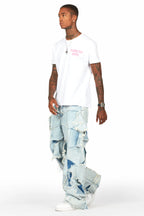 Lake White/Pink Graphic T-Shirt