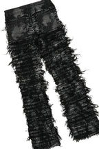 Rafe Black T-Shirt & Bossko Stacked Flare Jean Bundle