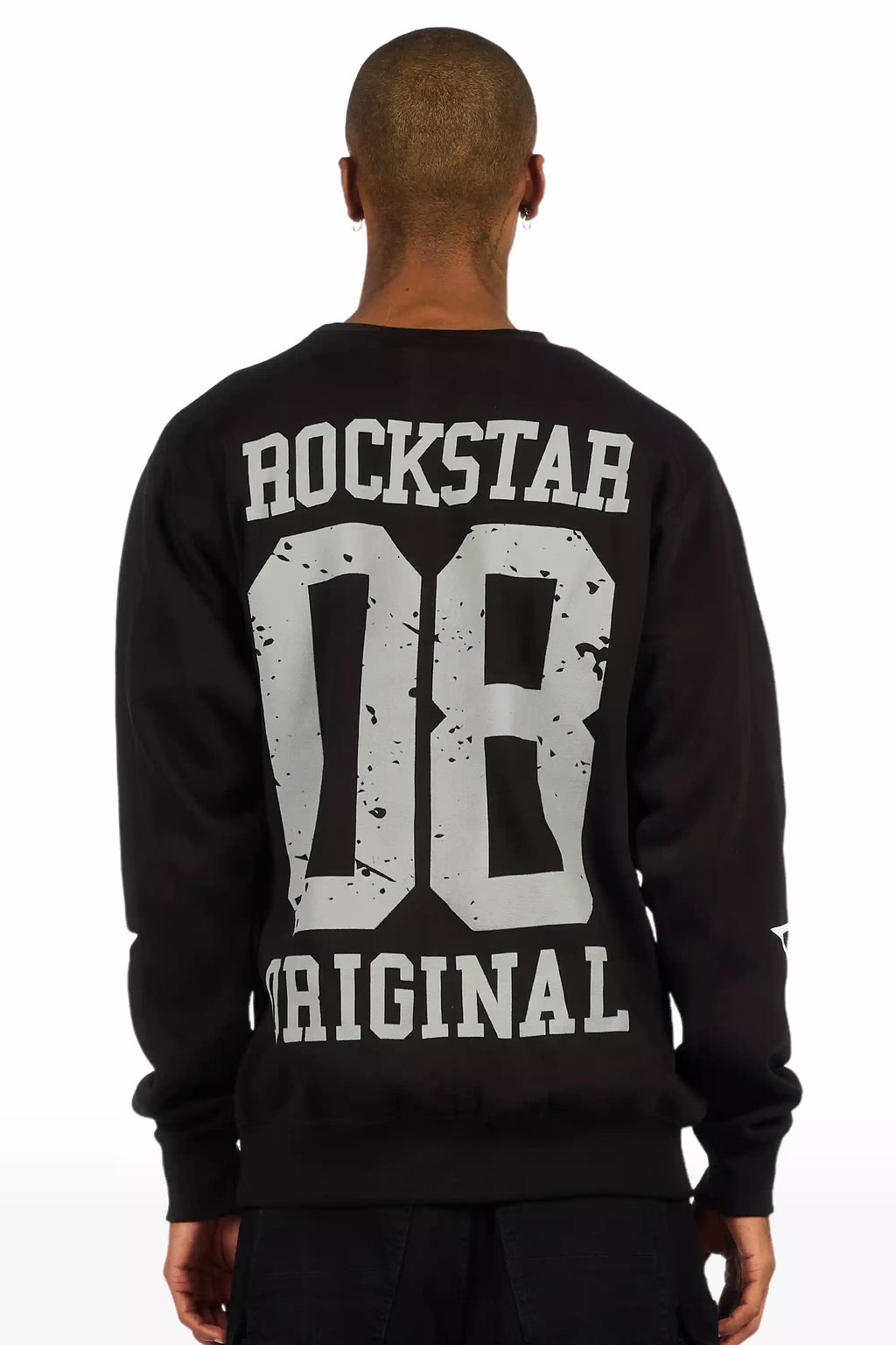 Boe Black Graphic Crewneck Sweatshirt