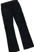 Girls Burial Black T-Shirt/Baggy Fit Jean Set