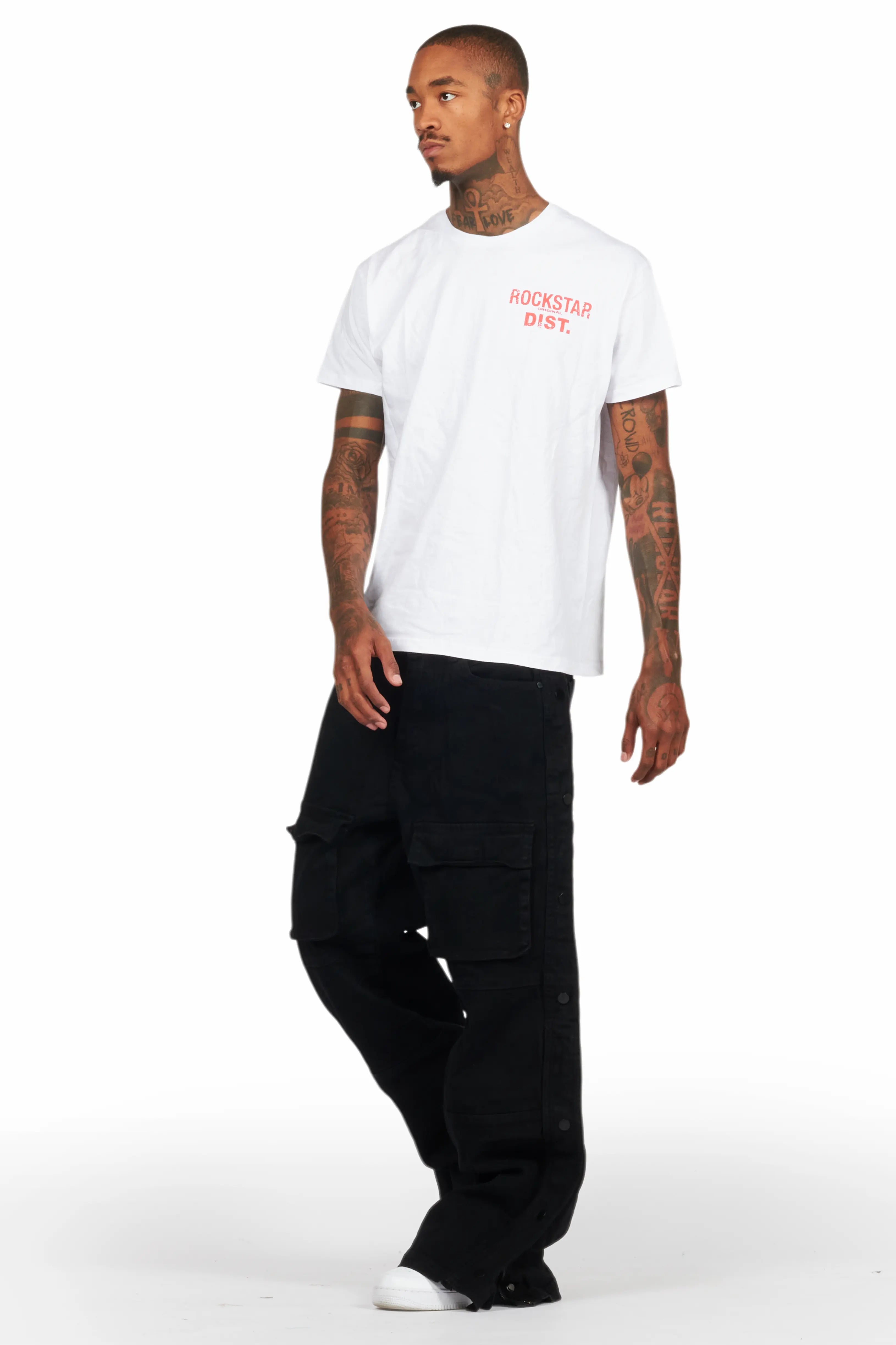 Lake White/Red Graphic T-Shirt