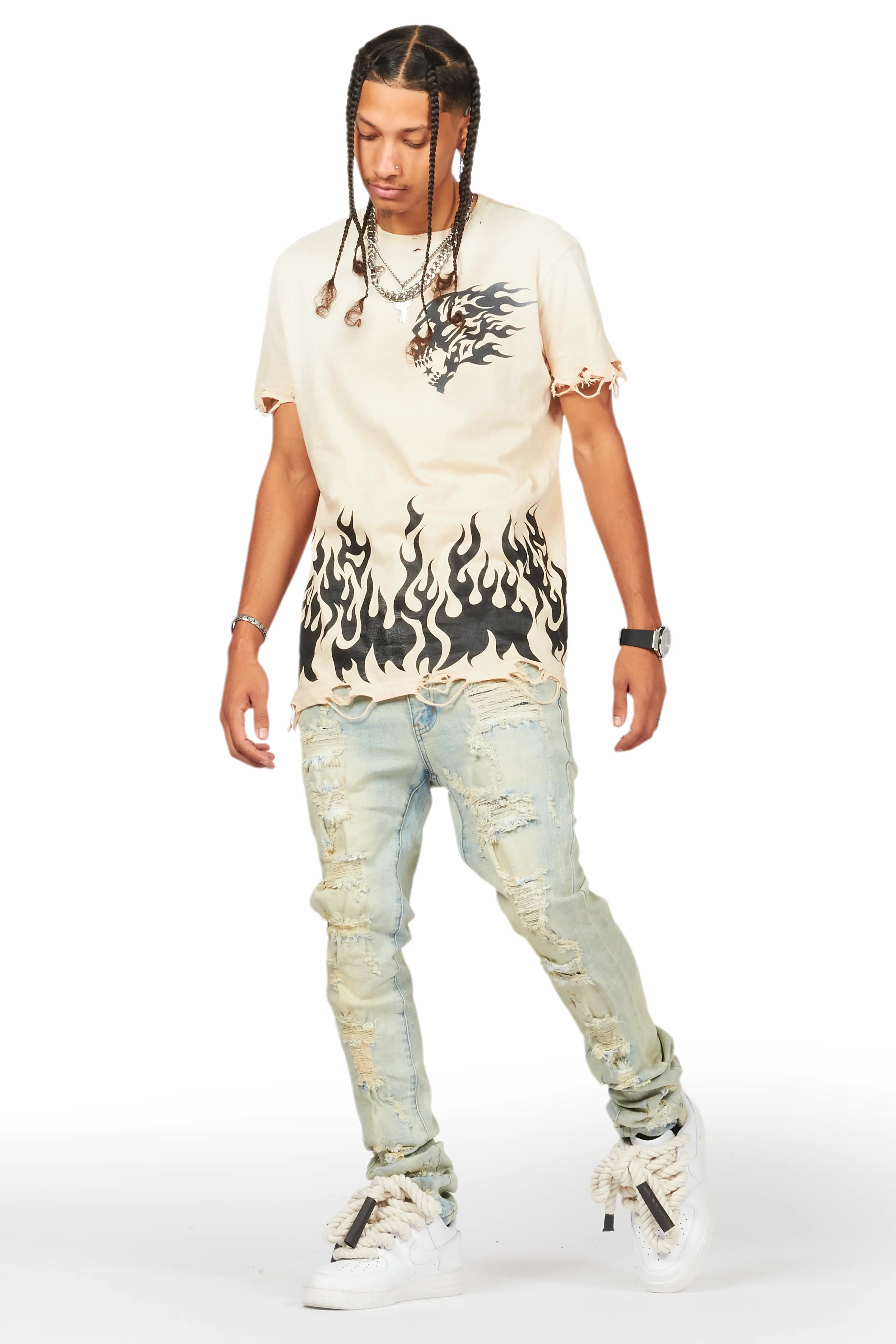 Holibert Light Blue Slim Fit Jean