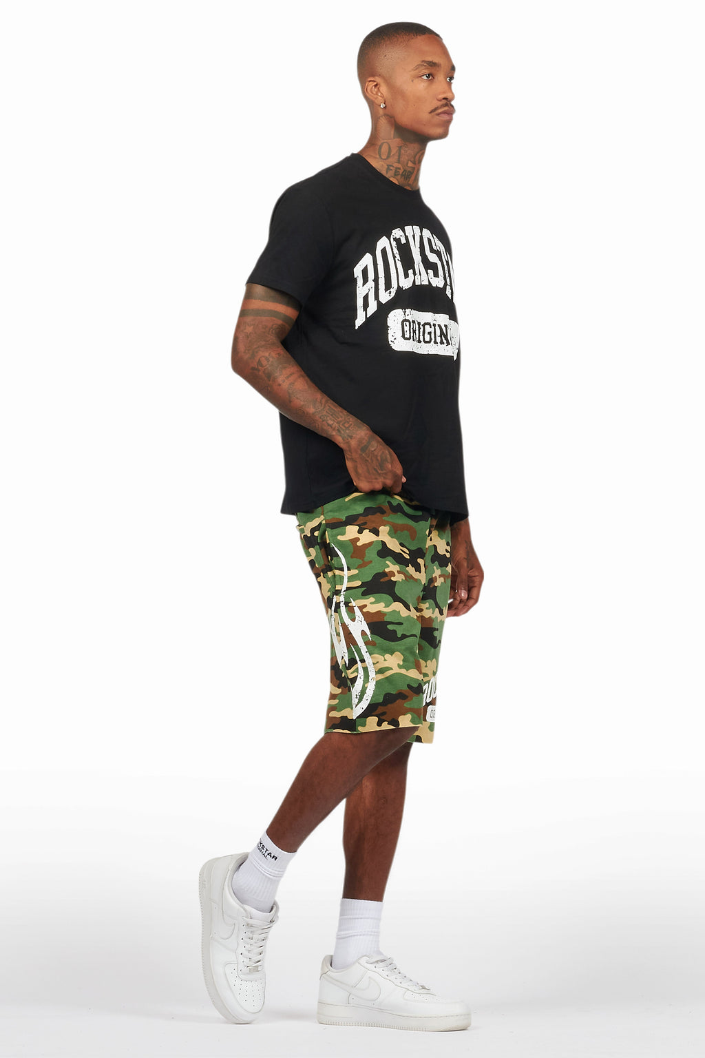 Members Black/Camo T-Shirt/Short Set