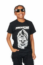 Boys Daichi Black T-Shirt/Stacked Flare Jean Set