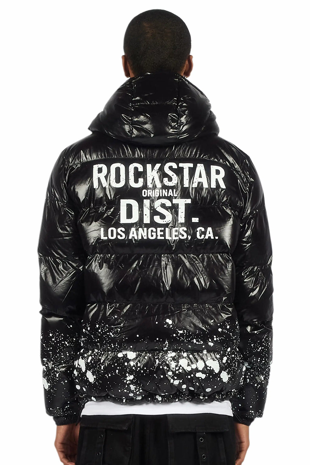 Raffer Black Heavy Puffer Jacket