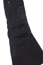 Abilio Black T-Shirt/Baggy Stacked Track Set