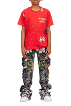 Boys Palmer Red Graphic T-Shirt